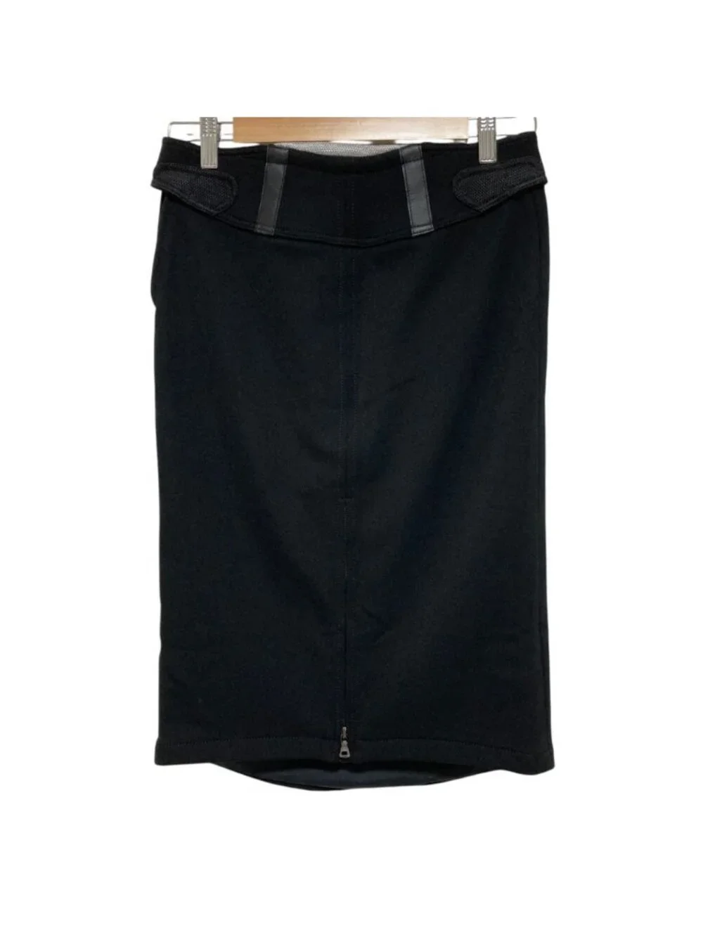Prada Sports Aja Star Belt Stretch Skirt Black 38